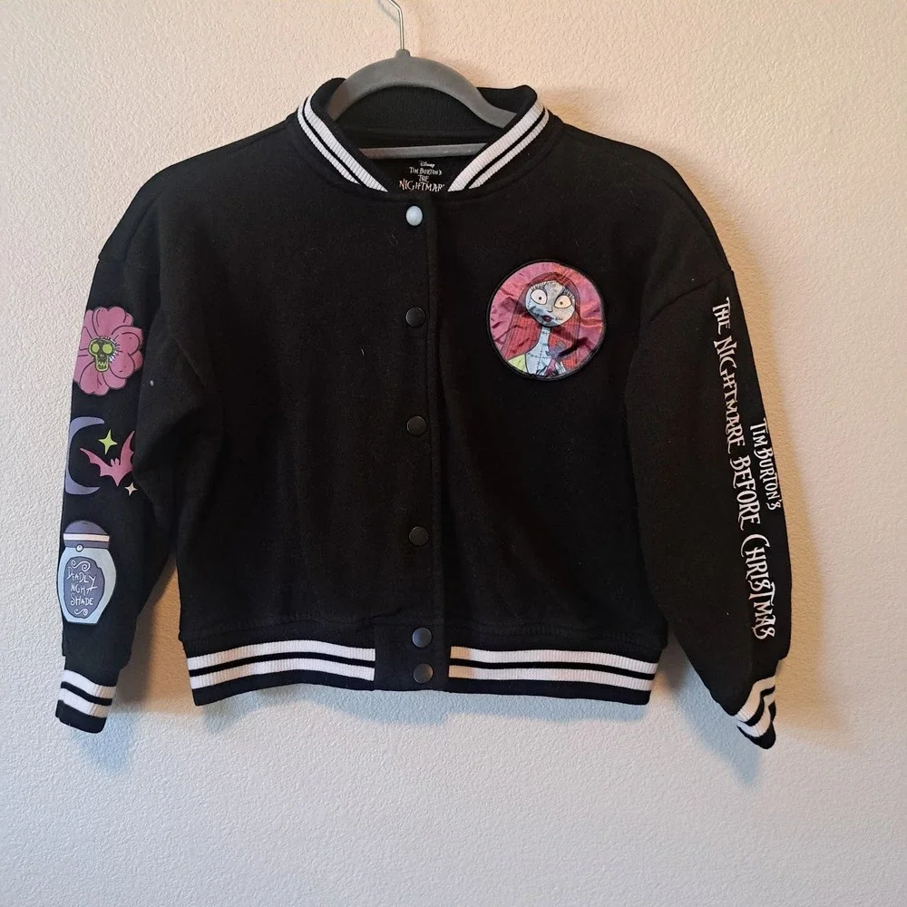 Disney Nightmare Before Christmas Sally Apothecary Bomber Jacket Kids Medium 8